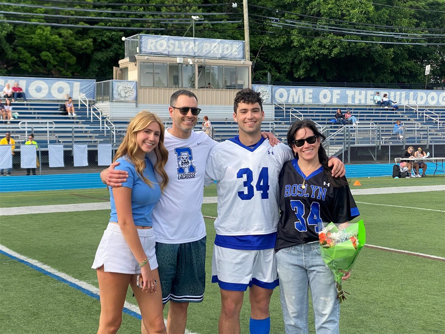 Senior Athlete and Family
